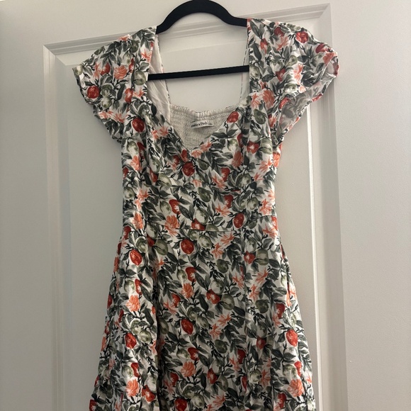 Abercrombie & Fitch Mini Dress - Peaches Print - Picture 1 of 1